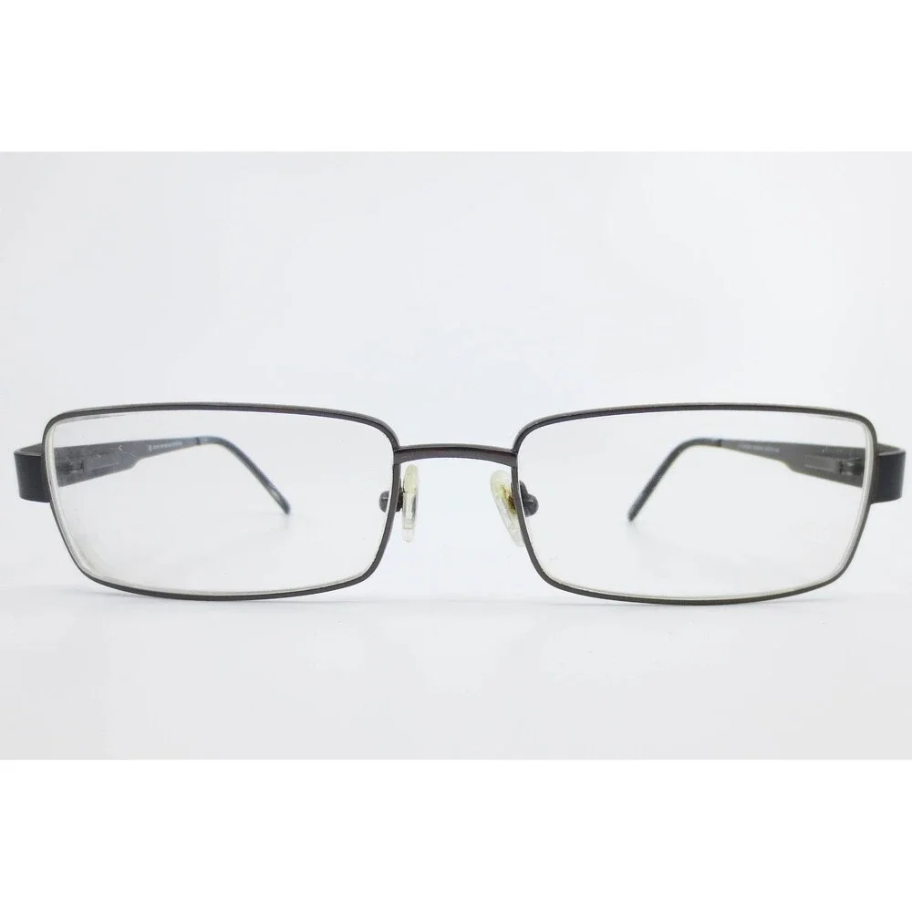 John Raymond Eyewear Groove JR-02045 Gunmetal Gray Rectangular Frames 59-18-145